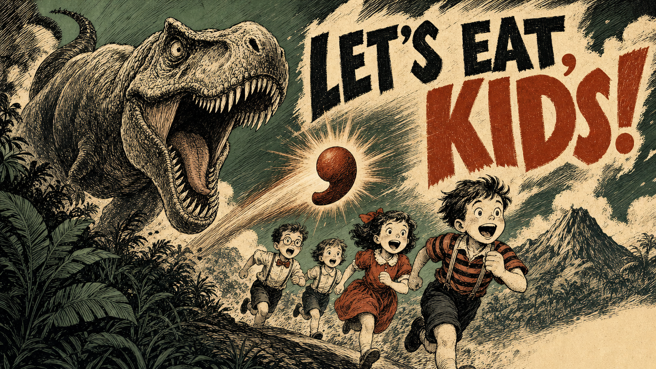 LET'S EAT, KIDS!