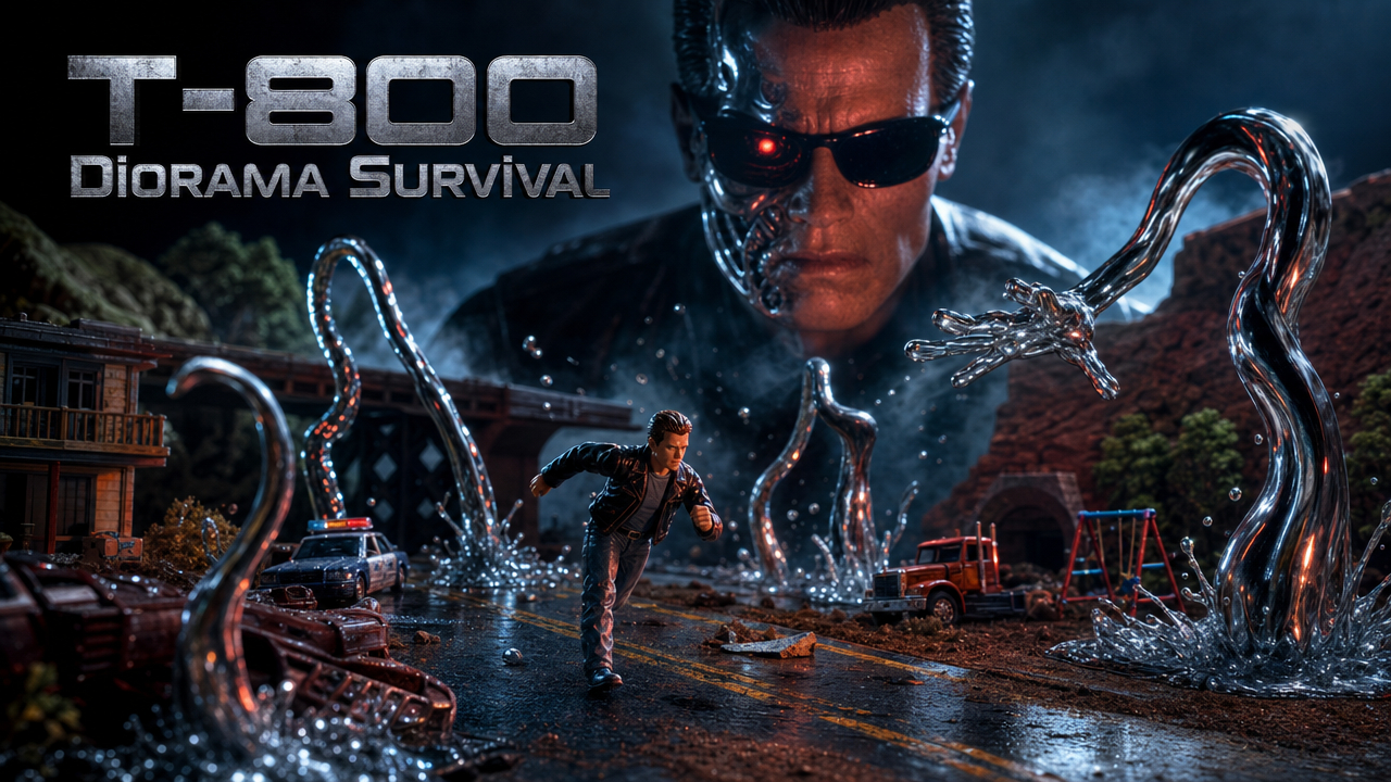 T-800 Diorama Survival